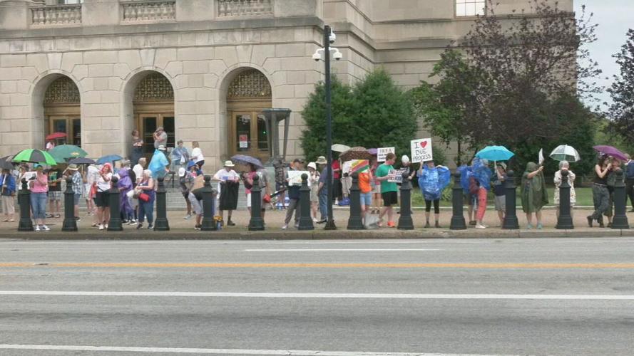 Downtown Louisville "Good Trouble" protest 7-17-2
