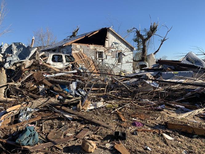 Dawson Springs tornado damage