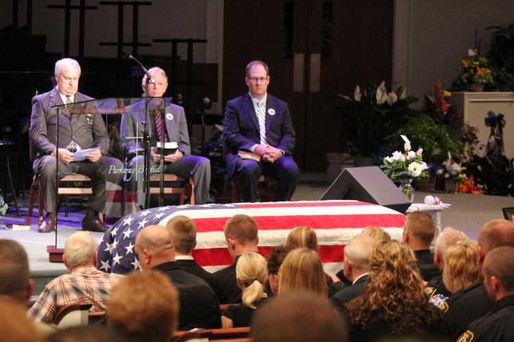 Funeral service and procession for Bardstown Police Ofc. Jason Ellis on May 30, 2013