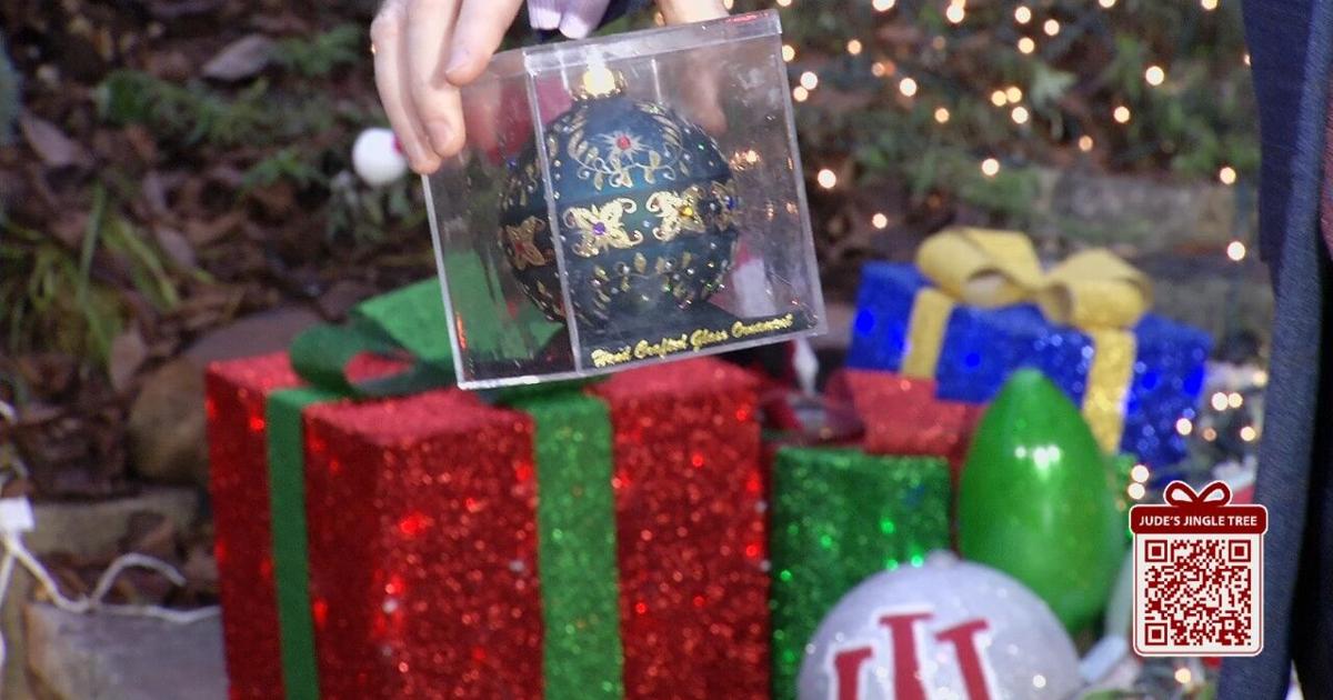 Wdrb Exploding Tree Jude opens special ornament and more donations for the Jingle Tree ...