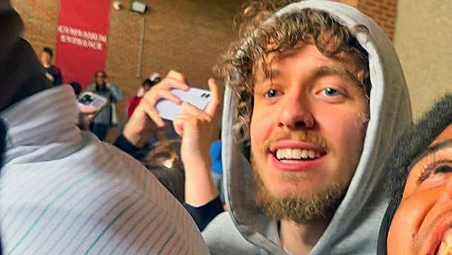 Jack Harlow visits Ballard High School on Thursday, April 27, 2023