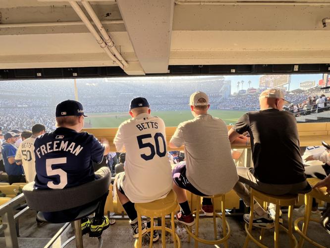 Maxson at World Series Game