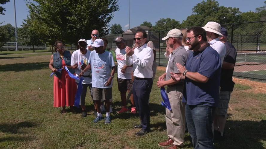 Ribbon cutting for new Shawnee pickleball courts