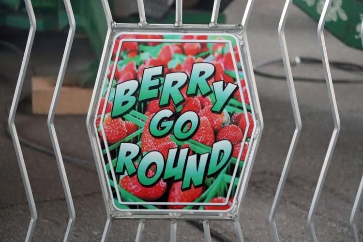 Crews set up booths along the Ohio River one day before Thunder Over Louisville 2023