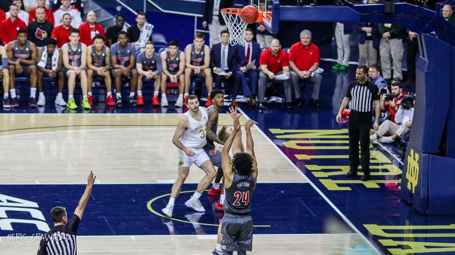 Dwayne Sutton three-pointer
