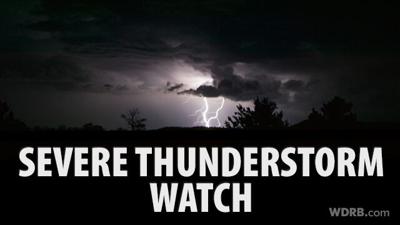 Severe Thunderstorm Watch Issued Saturday Evening