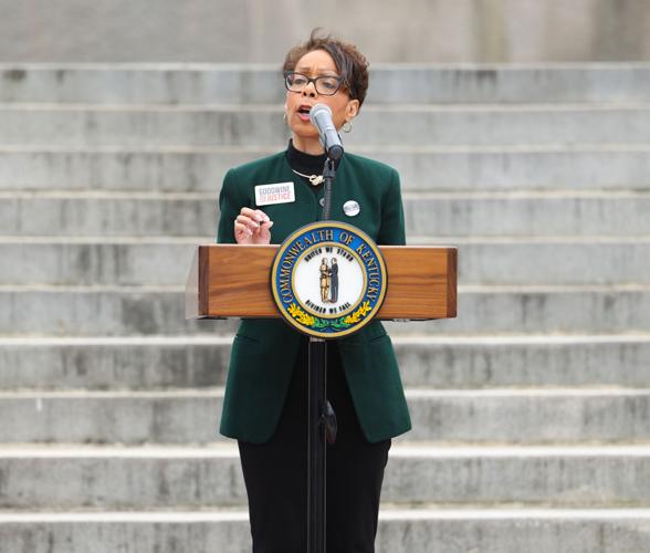 Speaker at March on Frankfort.JPG