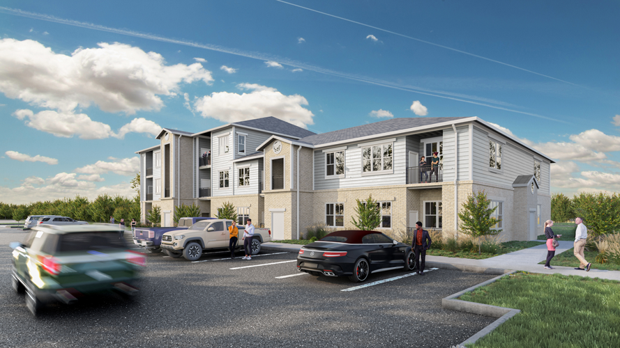 Rendering: Shepherd Springs apartments in south Louisville