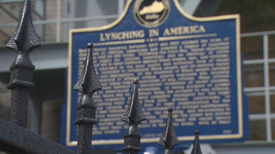 Lynching marker in Shelbyville