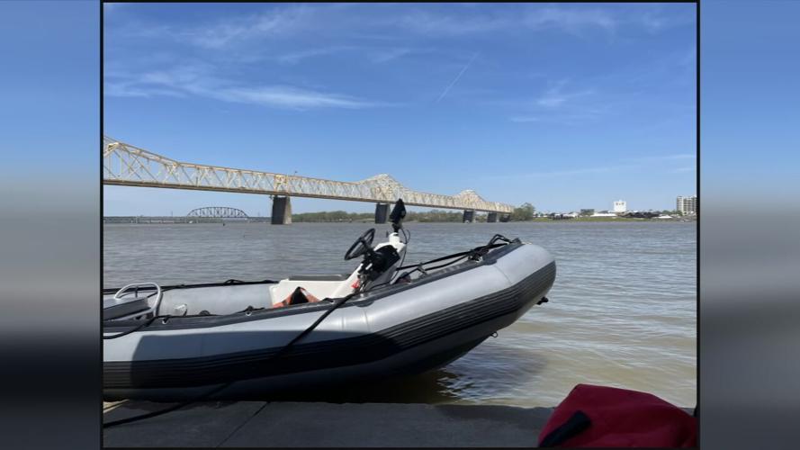 Louisville Fire Department swift water rescue boat