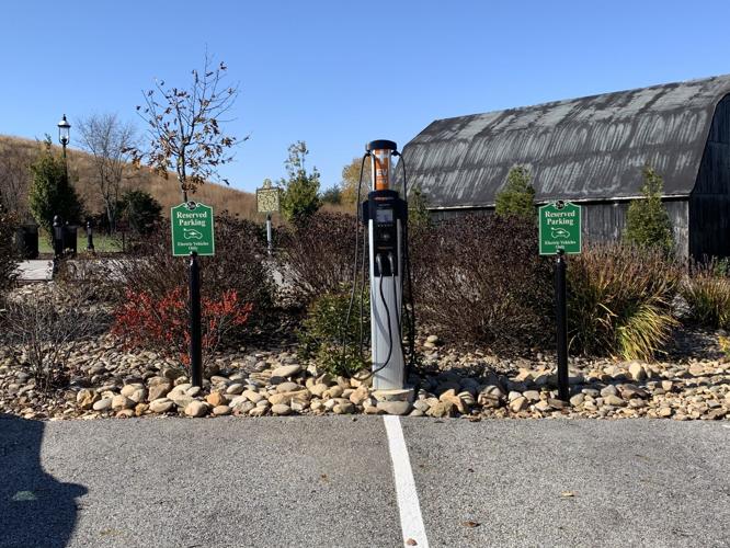 Maker's Mark electric car charging station