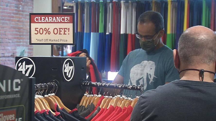 Inside the Louisville Slugger Museum & Factory's downtown Louisville outlet store
