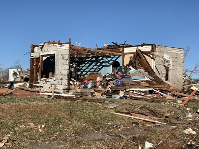 Dawson Springs tornado damage