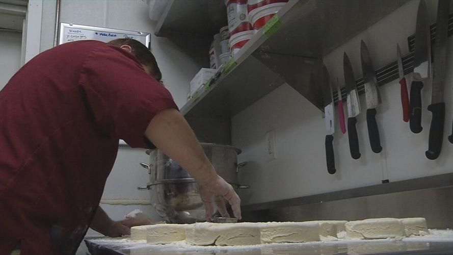 biscuit belly chef making biscuits