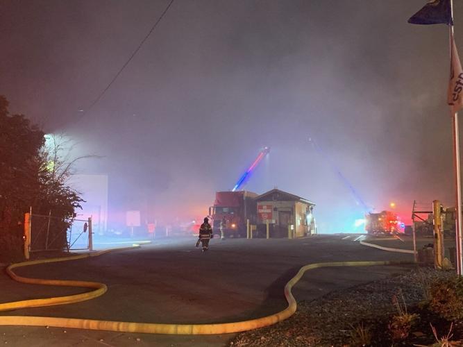 West Rock Recycling Fire