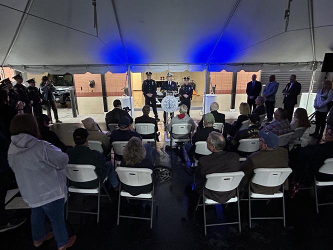 Ceremony for New Albany's new police headquarters