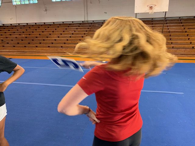 Candyce Cheers and Spins