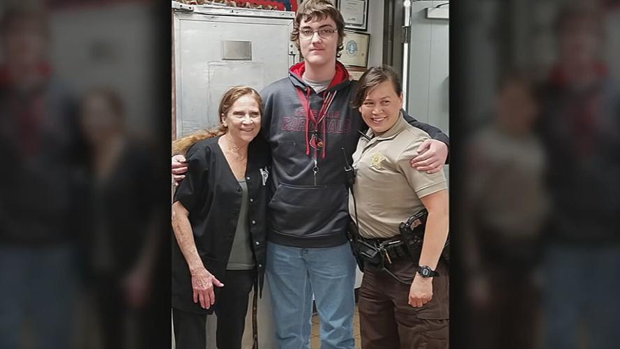 Karen McGinity working at Doss High School