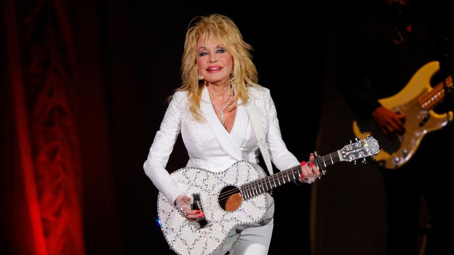 Dolly Parton in white