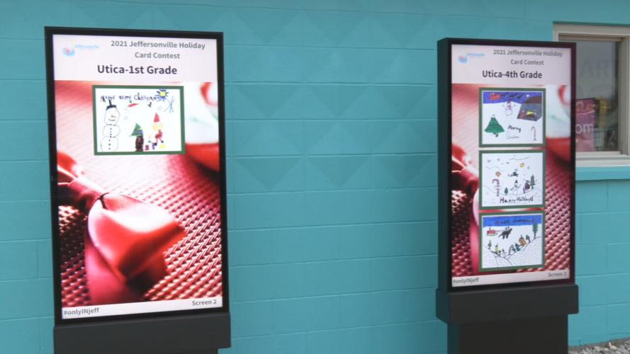 Digital art screen at NoCo Arts Center