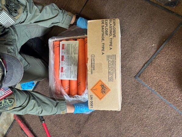 Explosives theft