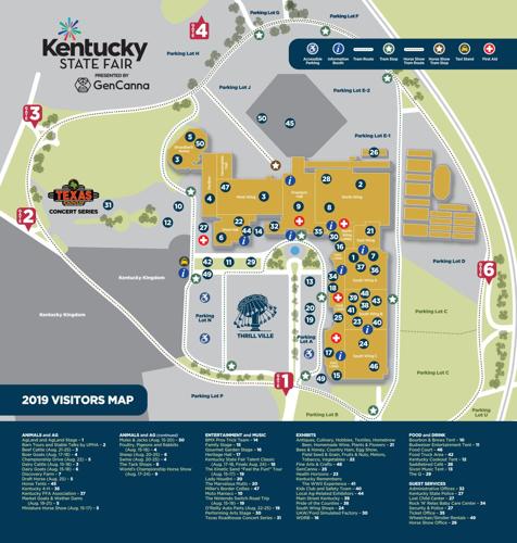 2019 State Fair visitor's map
