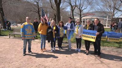 Slava Ukraini rally and march