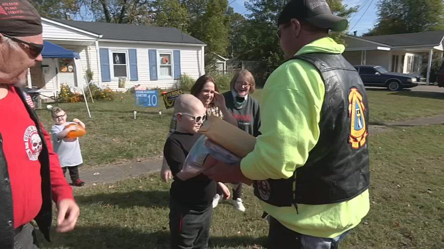 Bikers deliver birthday cards to Louisville boy with cancer; count grows to more than 13,000