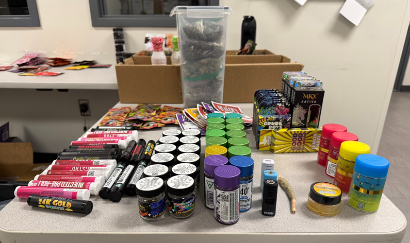 Confiscated Cannabis Products in Clarksville