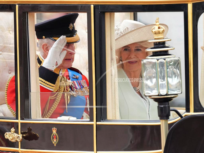 Britain's King Charles III and Queen Camilla