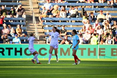 Emma Sears celebrates vs Chicago