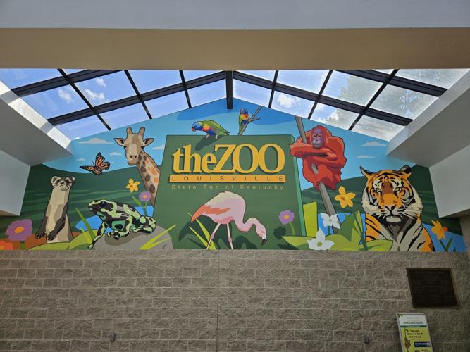 Louisville Zoo new mural 7-31-24