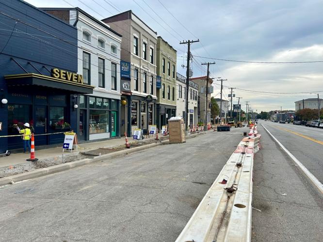 Nulu construction on East Market Street - 9.17.24