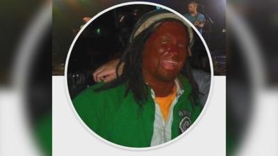Richard Gist "blackface" Facebook image