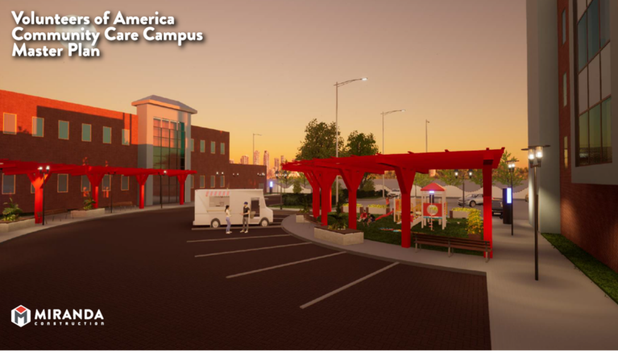 Visualization of Volunteers of America Community Cares campus
