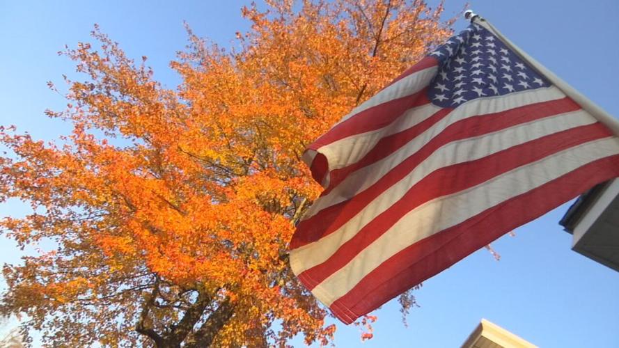American flag in Jeffersonville, Indiana (generic)