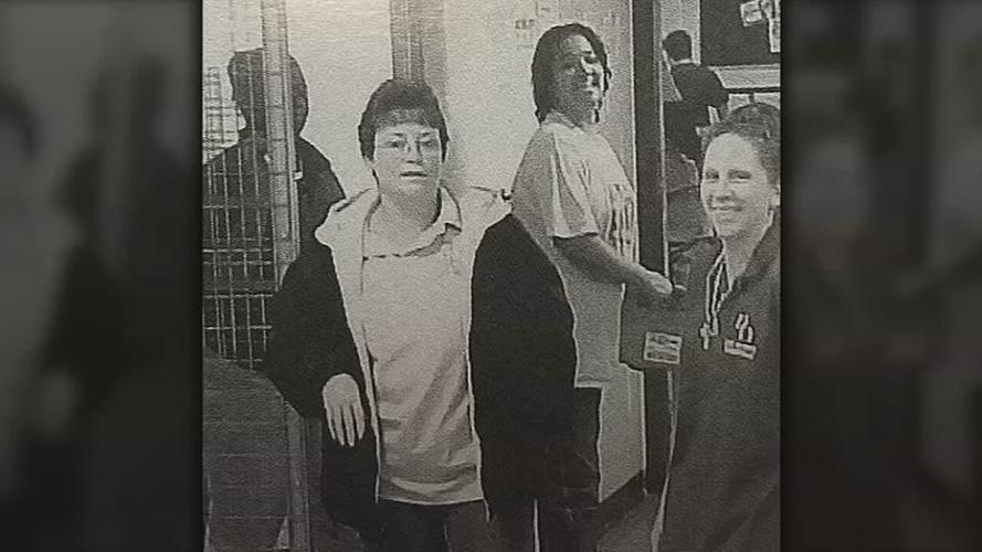 Karen McGinity working at Doss High School