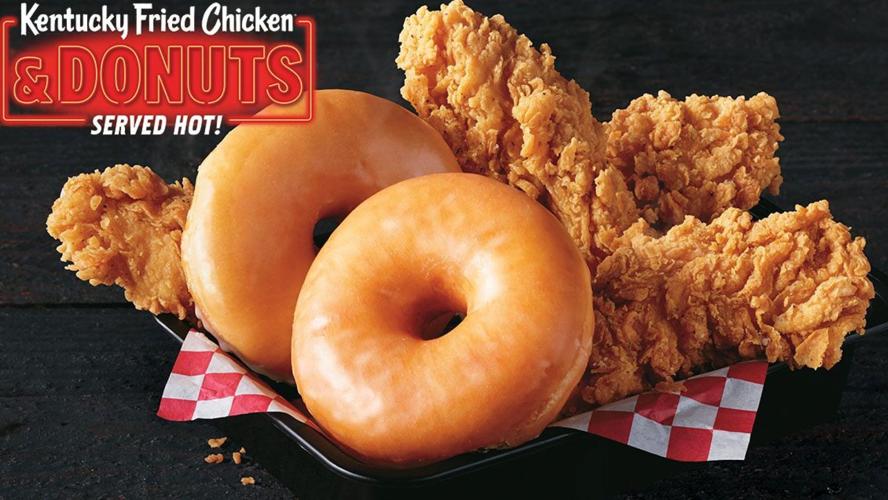 KFC Doughnut Chicken Basket