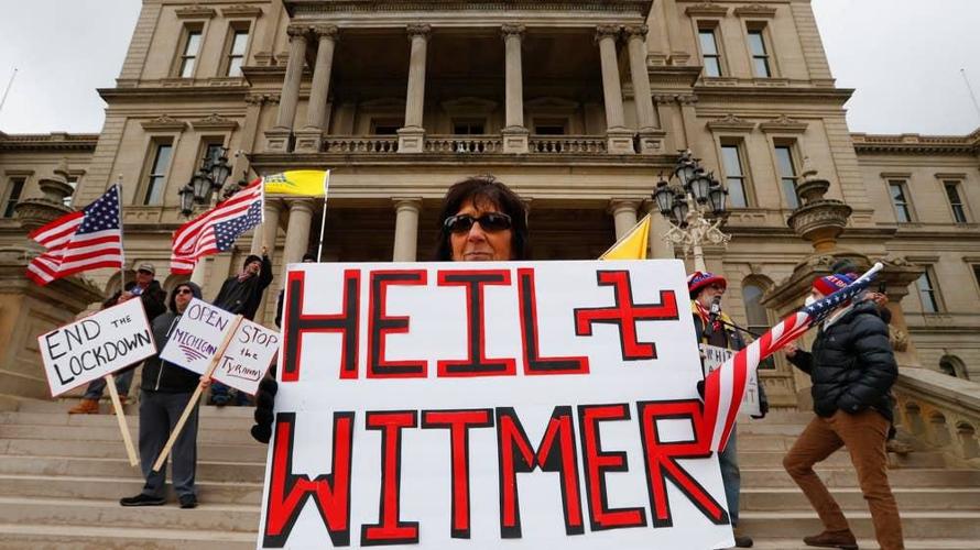 Michigan COVID-19 protester