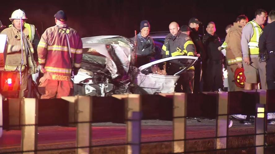 One killed in multiple-vehicle crash on I-265 in southern Indiana