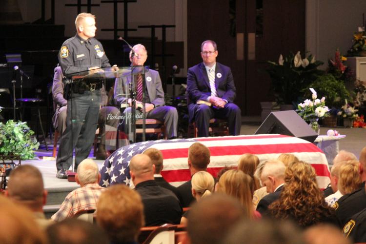 Funeral service and procession for Bardstown Police Ofc. Jason Ellis on May 30, 2013