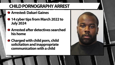 Dakari Gaines booking photo