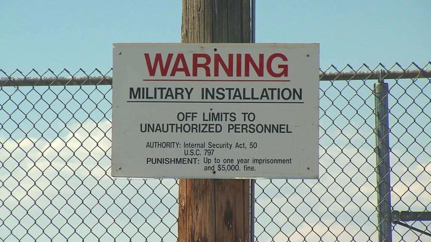 Area 51 warning sign