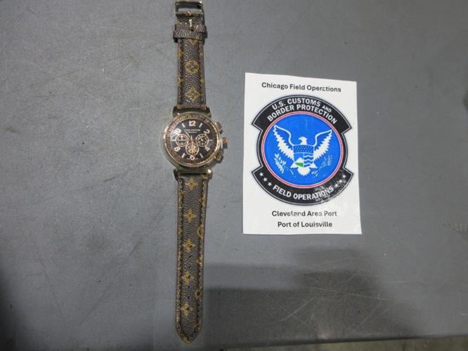 Counterfeit watch seized by CBP Aug. 18