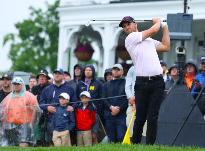 Wyndham Clark at 13th tee box at Valhalla.JPG
