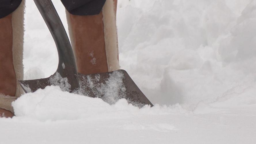 Shoveling winter storm 1-7-25
