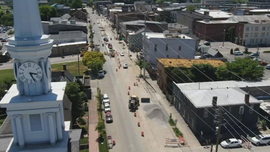 Downtown New Albany Construction