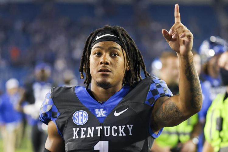 Kentucky wide receiver Wan'Dale Robinson against LSU