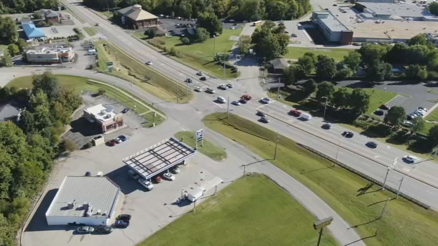 The intersection of Charlestown and Kamer Miller roads in New Albany
