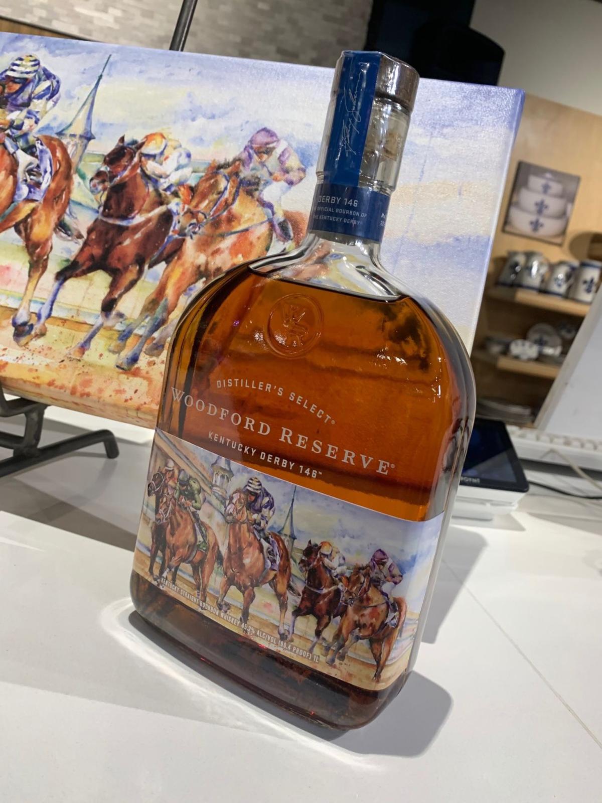Woodford Reserve Derby 146 Bottle Features Art From Former Pro Baseball Player Business Wdrb Com